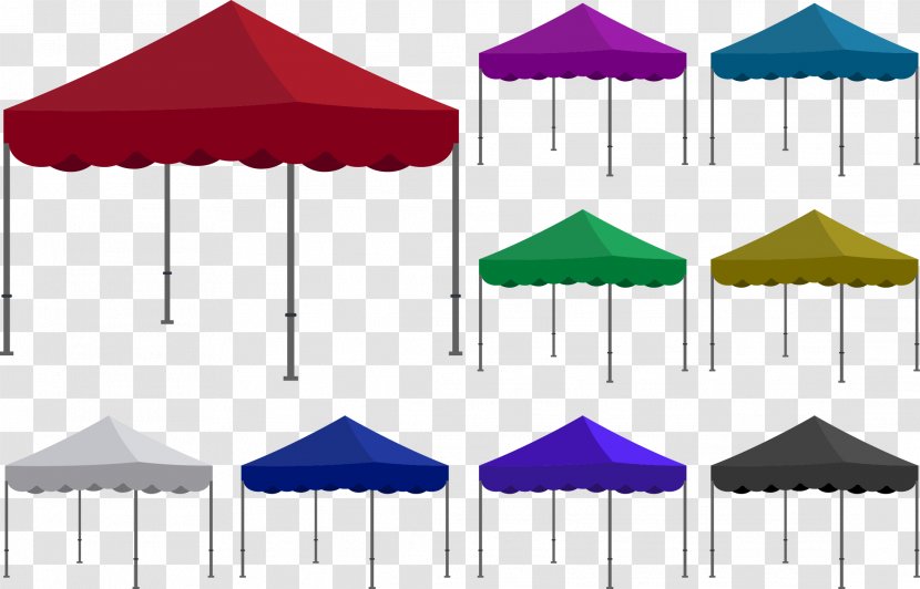 Tent Euclidean Vector Canopy Pavilion - Outdoor Structure - Parasol Transparent PNG