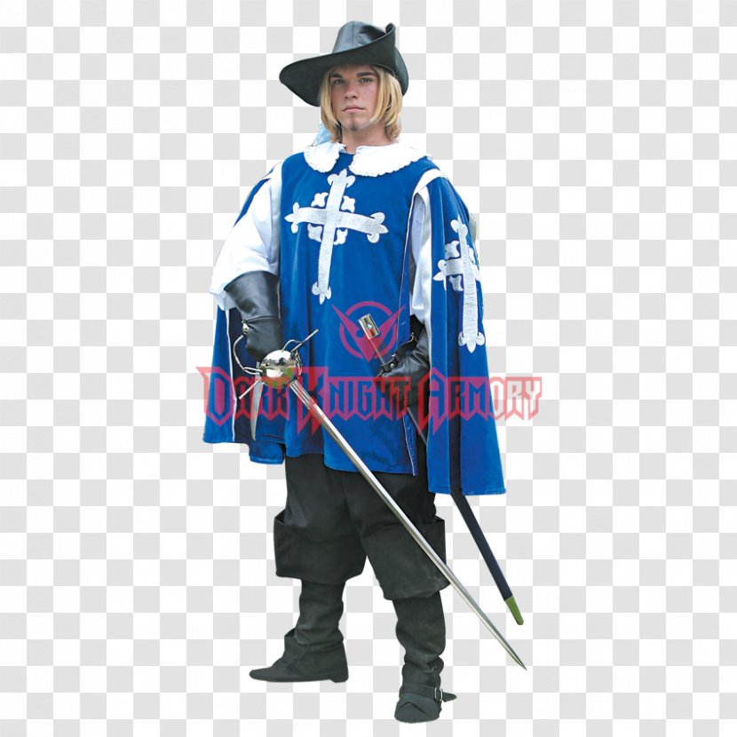 Knight Surcoat Musketeer Clothing Tabard - Cavalier Boots Transparent PNG