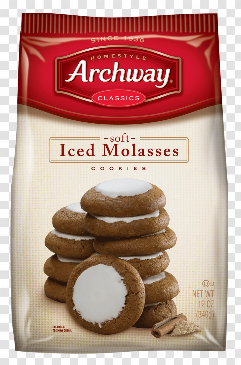 Archway Home Style Cookies Iced Molasses Frosting & Icing Macaroon Cream Biscuits - Biscuit - Chocolate Transparent PNG