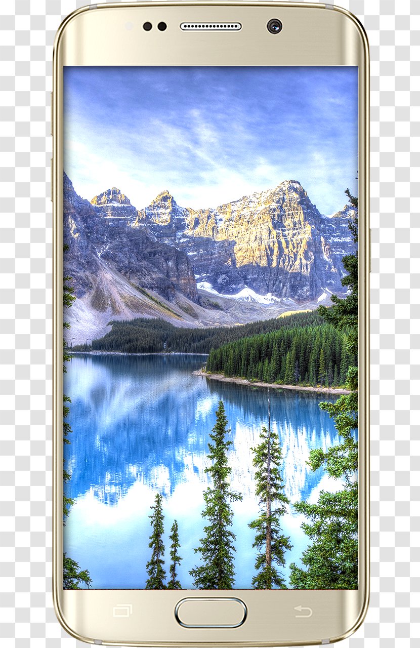 Moraine Lake Louise Banff Vermilion Lakes Pyramid - Communication Device Transparent PNG