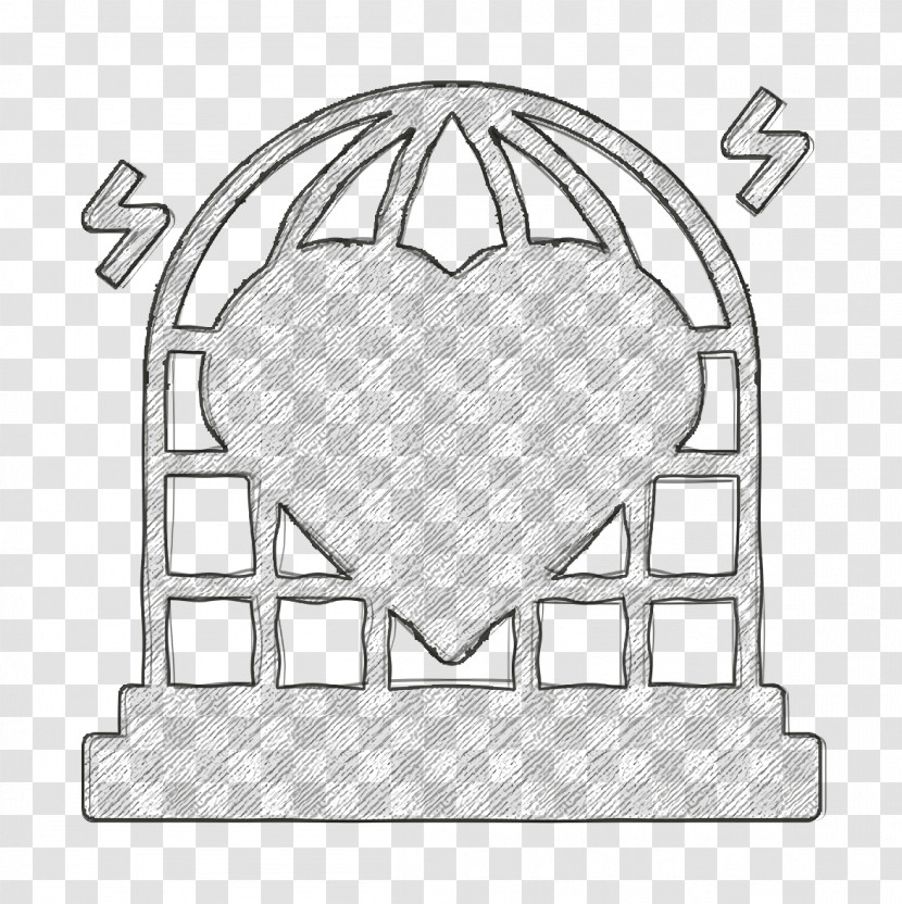 Punk Rock Icon Heart Icon Transparent PNG