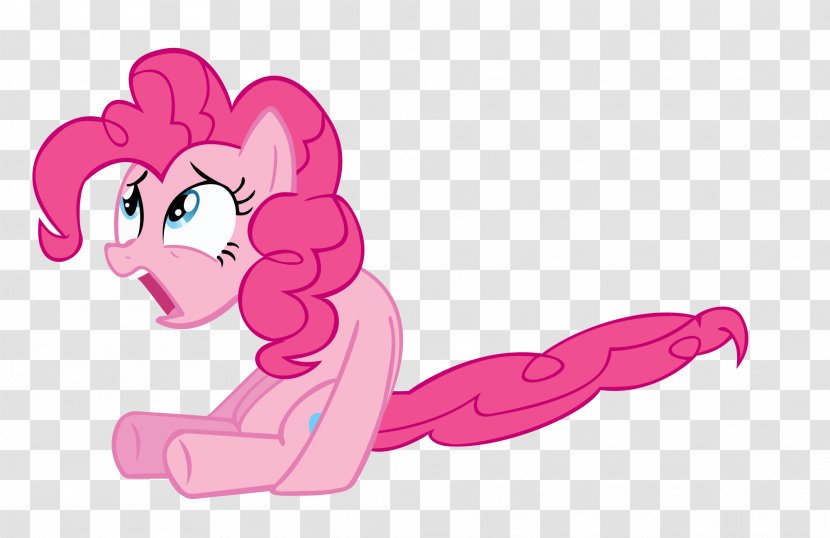 Pinkie Pie Pony Rainbow Dash Applejack Rarity - Cartoon - Shocked Transparent PNG