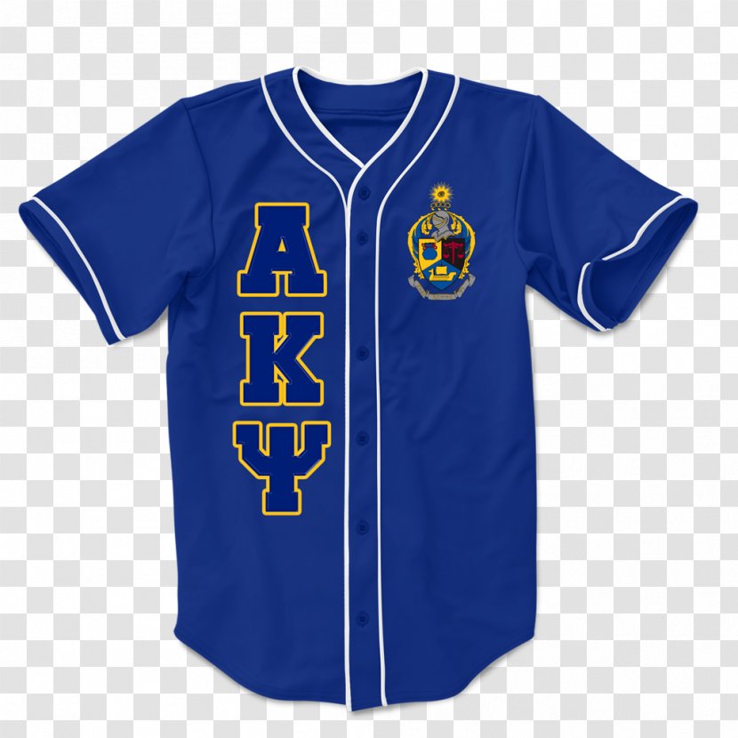 T-shirt Baseball Uniform Jersey - Cobalt Blue Transparent PNG