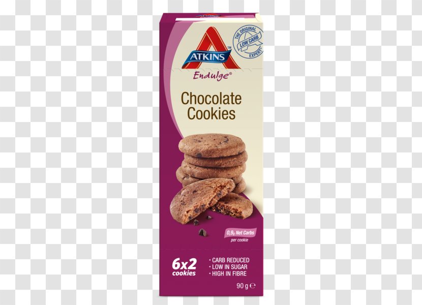 Chocolate Chip Cookie Tea Biscuits Atkins Diet Low-carbohydrate - Cookies Transparent PNG