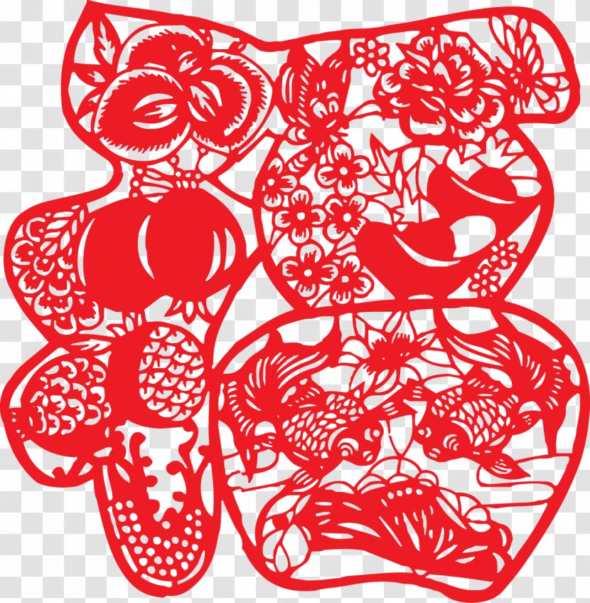 Chinese New Year Papercutting China Transparent PNG