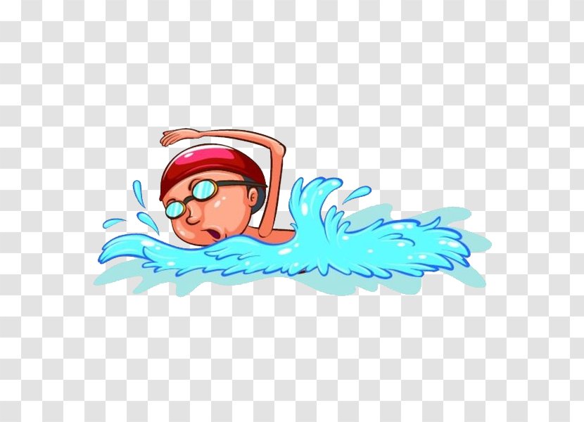 Swimming Clip Art - Flower - Boy Transparent PNG