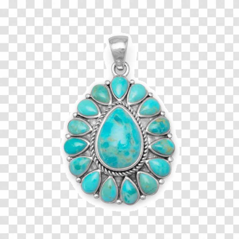 Turquoise Locket Charms & Pendants Necklace Gemstone - Jewellery Transparent PNG