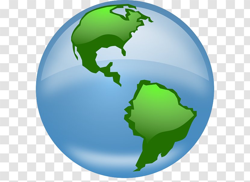 Globe World Clip Art - Green Transparent PNG