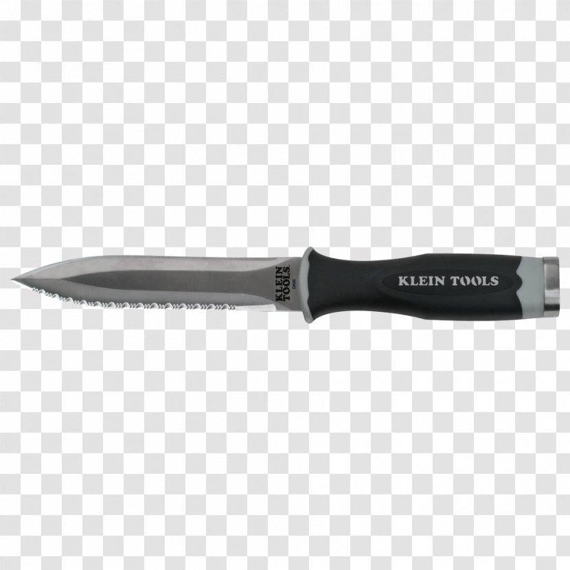 Knife Serrated Blade Hand Tool Klein Tools - Dagger - Double-edged Transparent PNG
