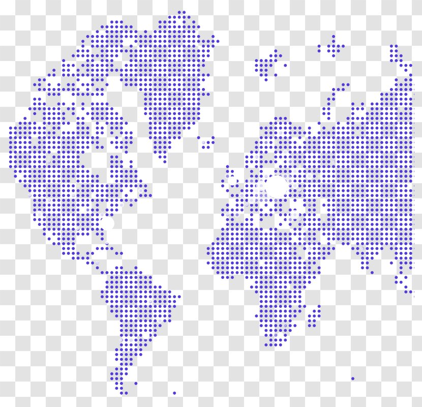 World Map Mercator Projection Transparent PNG