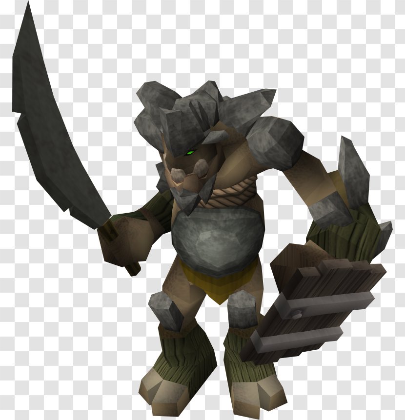 Old School - Monster - Orc Armour Transparent PNG