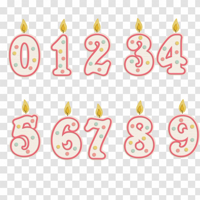 Candle Birthday Cake - Area - Number Transparent PNG