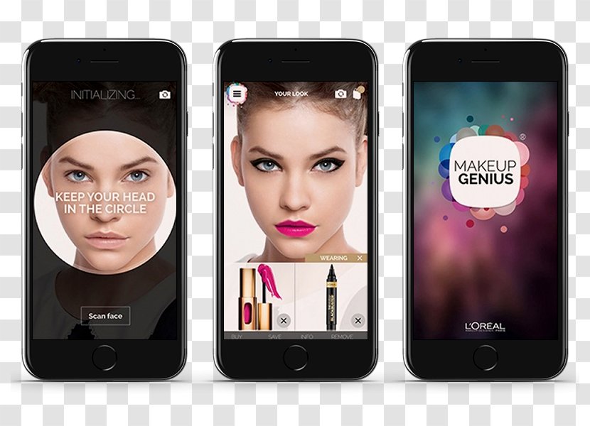 LÓreal Cosmetics Modiface Inc. Make Up Genius Lipstick - Electronic Device Transparent PNG
