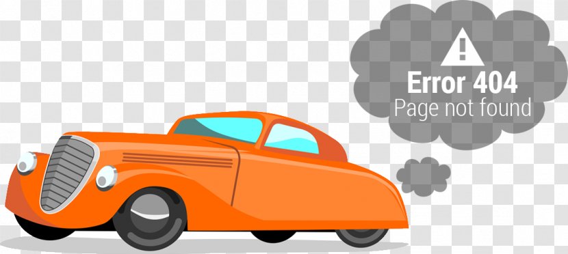 Classic Car Clip Art Cartoon Image - Yellow Transparent PNG