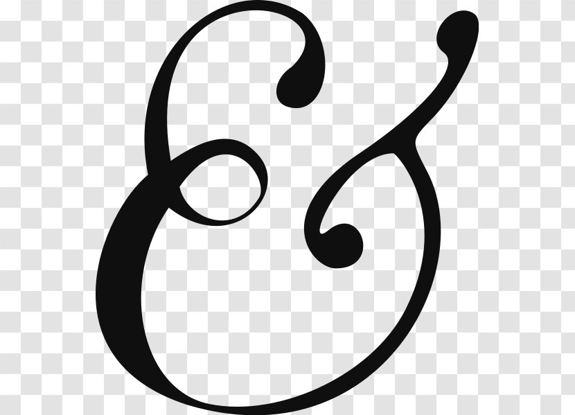 Ampersand Text Symbol Word Sign (semiotics) - Handwriting Transparent PNG