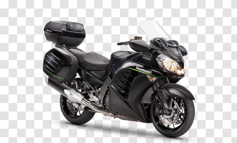 Kawasaki Ninja ZX-14 H2 1400GTR Motorcycles - Pannier - Motorcycle Transparent PNG