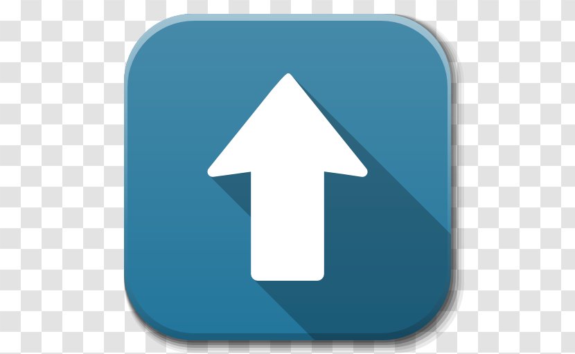Blue Triangle Symbol Aqua Number - Sign - Apps Go Up Transparent PNG