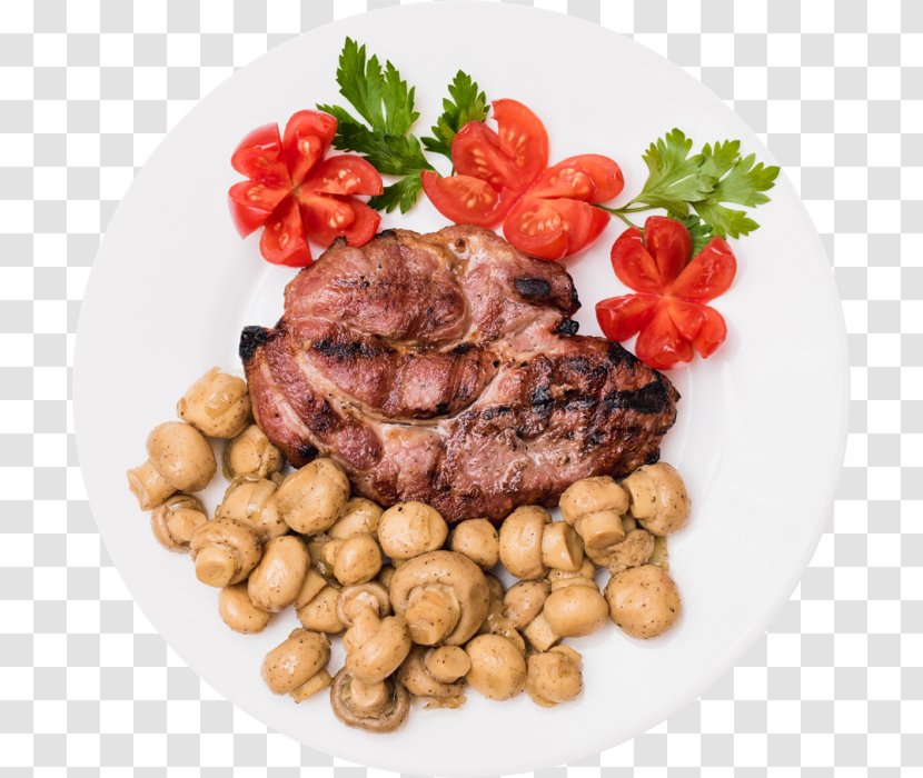 Vegetarian Cuisine Steak Meat Chop Recipe Garnish - Vegetable Transparent PNG