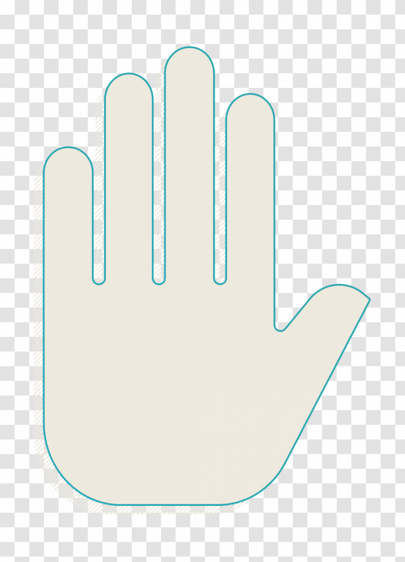 Gestures Icon Hand Icon Stop Icon Transparent PNG