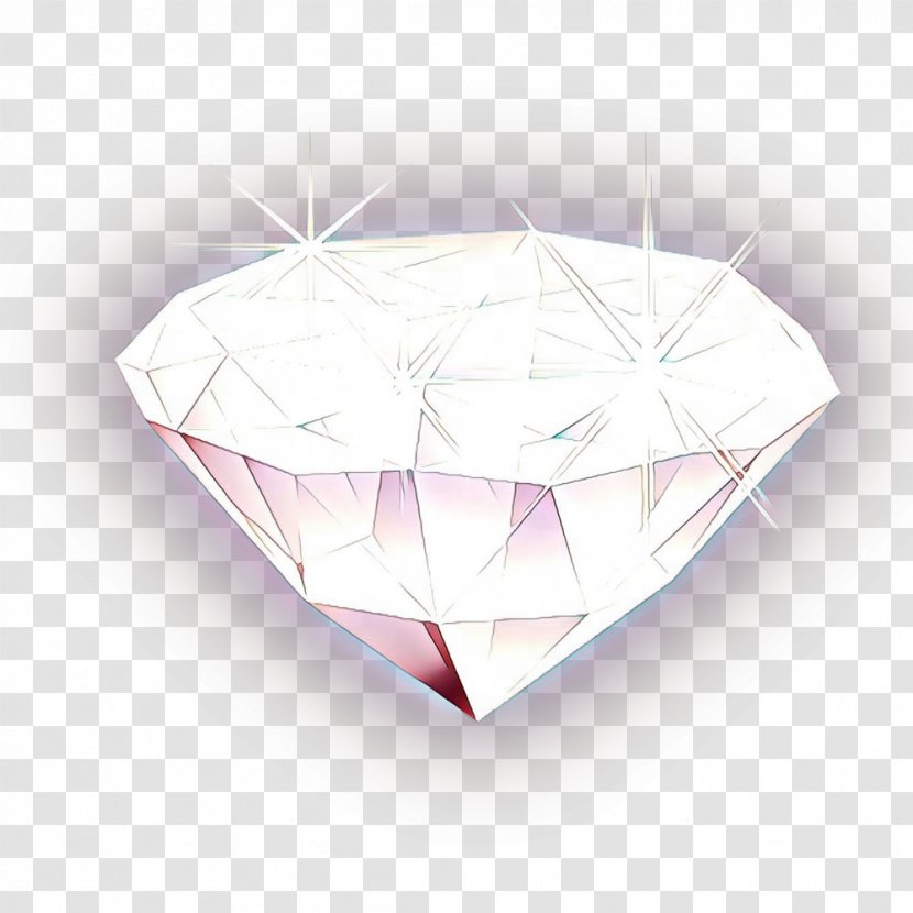 Heart Pink Diamond Paper Transparent PNG