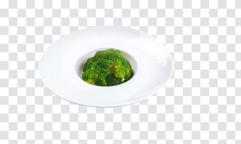 Plate Dish Recipe - Vegetarian Food - Broccoli Transparent PNG
