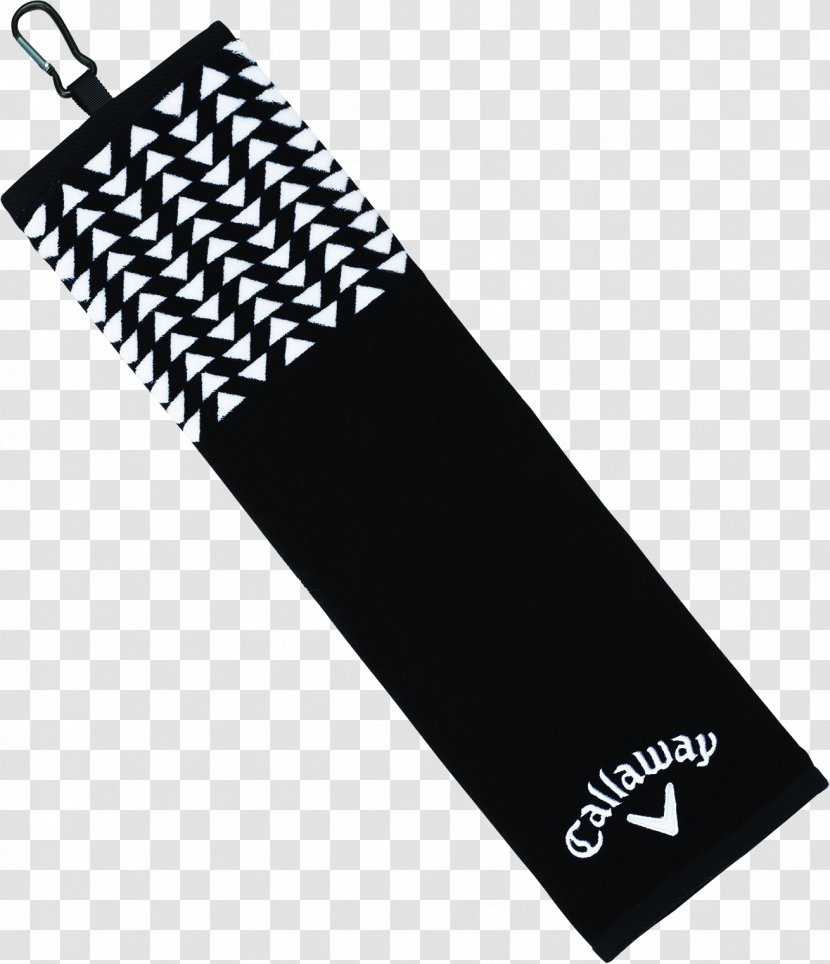 Towel Callaway Golf Company Balls Titleist - Black - Tri Fold Transparent PNG