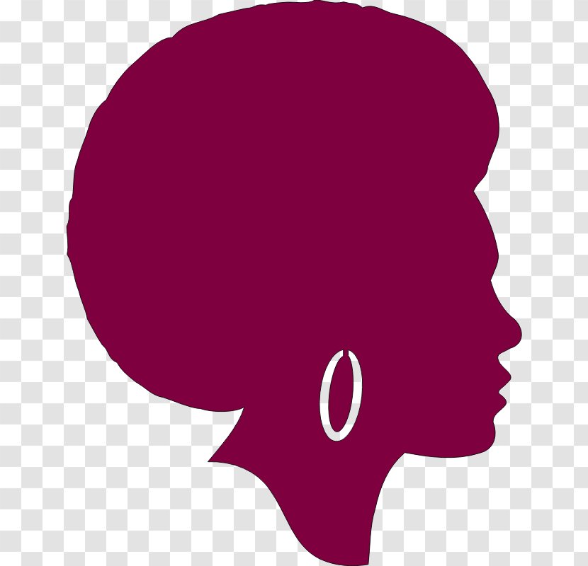 Afro Silhouette Black Clip Art Transparent PNG