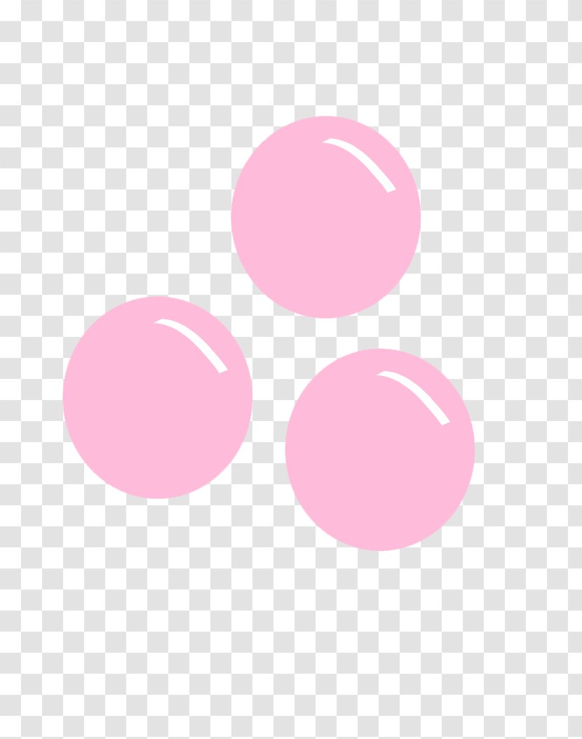 Circle Font - Pink M - Design Transparent PNG