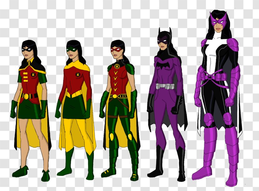 Huntress Robin Batman Batgirl Cassandra Cain - Purple Transparent PNG