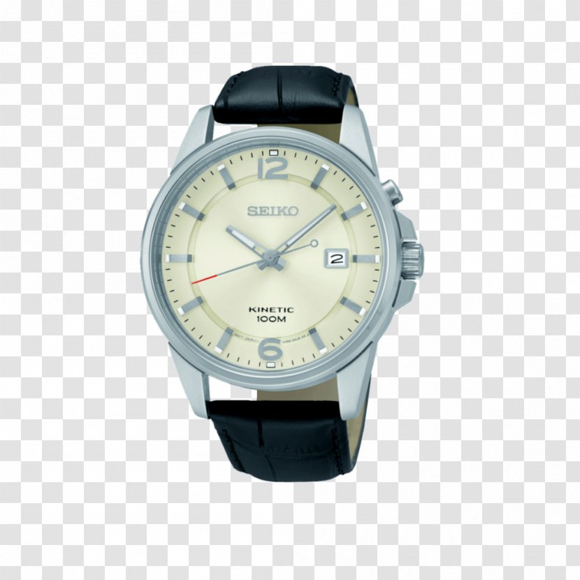 Seiko Automatic Quartz Watch Analog - Leather Transparent PNG
