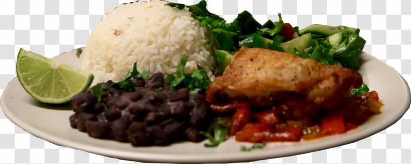 Casado Vegetarian Cuisine Recipe Soda Tio Pancho Gallo Pinto - Lunch - Restaurant Food Item Transparent PNG