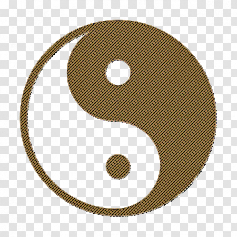 Chinese Icon Yin Yang Symbol Variant Icon Iconographicons Icon Transparent PNG