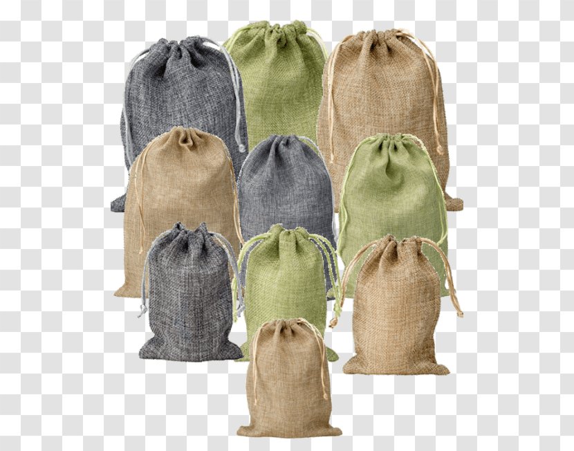 10 Stuks Groen Jute Mini Zakje 10x15 Cm - Cap - Bag Transparent PNG