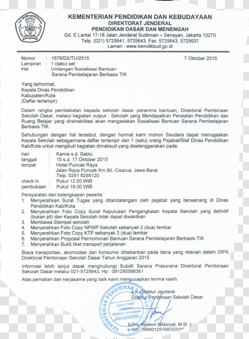 Document Letter Organisasi Siswa Intra Sekolah LINE - Pendidikan Transparent PNG