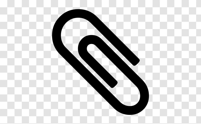 Paper Clip Email Attachment Art - Font Awesome - Paperclips Transparent PNG