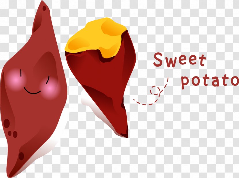 Roasted Sweet Potato Cartoon - Frame Transparent PNG