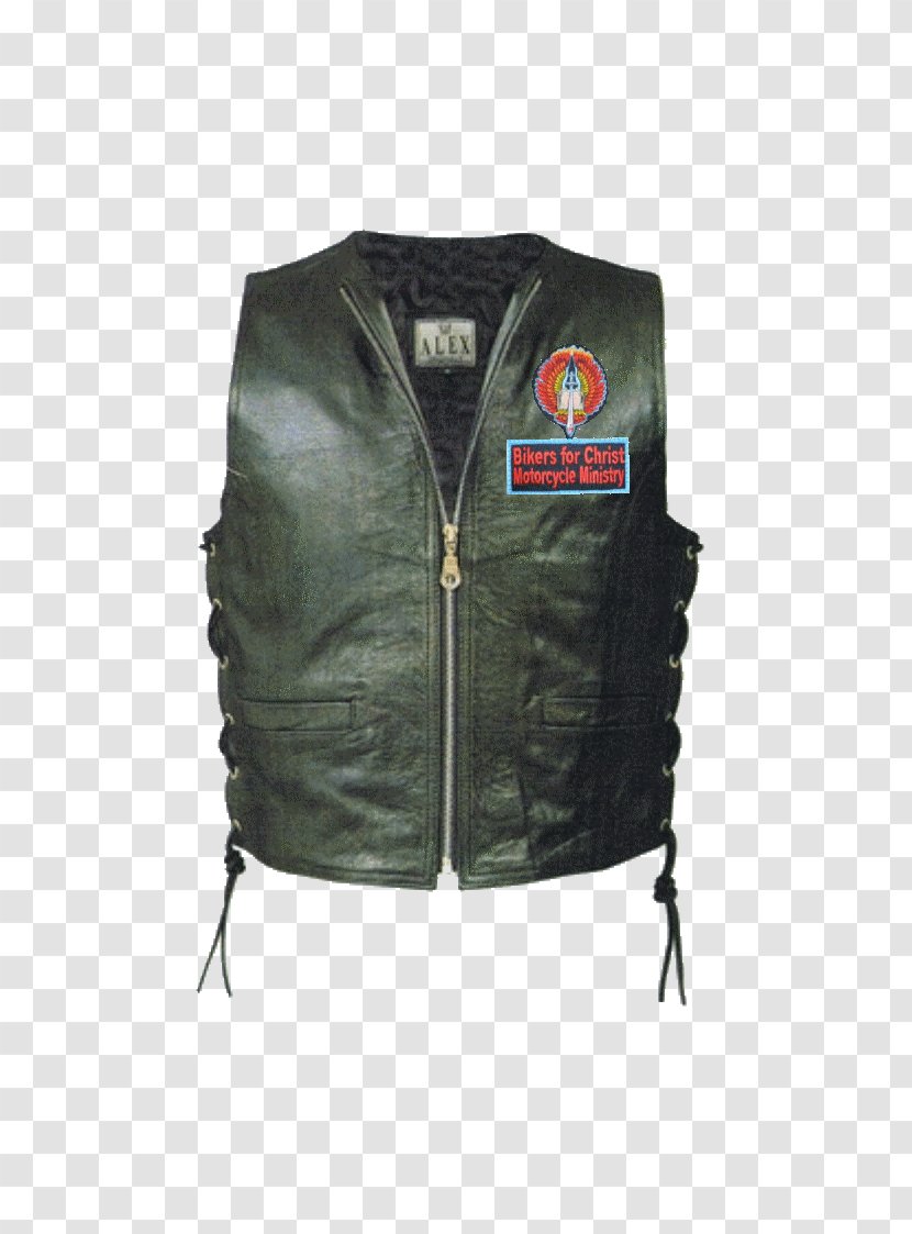 Leather Jacket Waistcoat Gilets Zipper Clothing - Jeans Transparent PNG