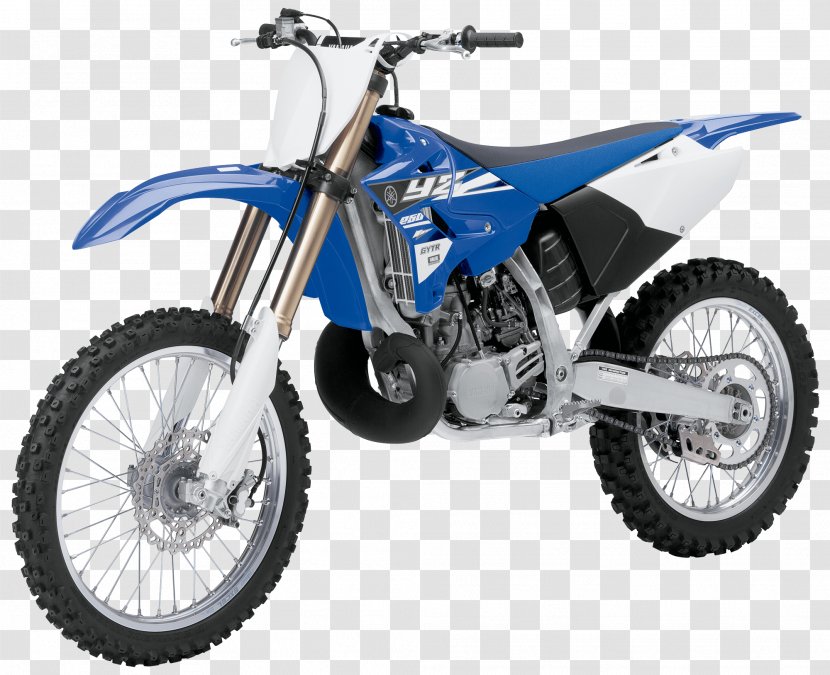 Yamaha YZ250F Motor Company Motorcycle Two-stroke Engine - Automotive Tire - Motocross Transparent PNG