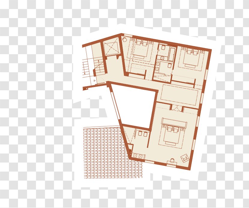Penthouse Apartment Terrace Building Room - Floor Plan Transparent PNG