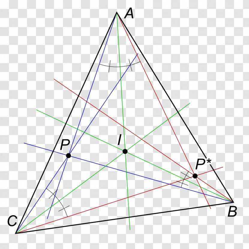 Triangle Point Isogonal Conjugate Geometry Transparent PNG