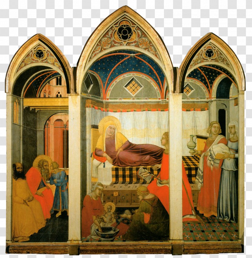 Museo Dell'Opera Del Duomo Nativity Of The Virgin Maestà Painting Mary - Birth Transparent PNG