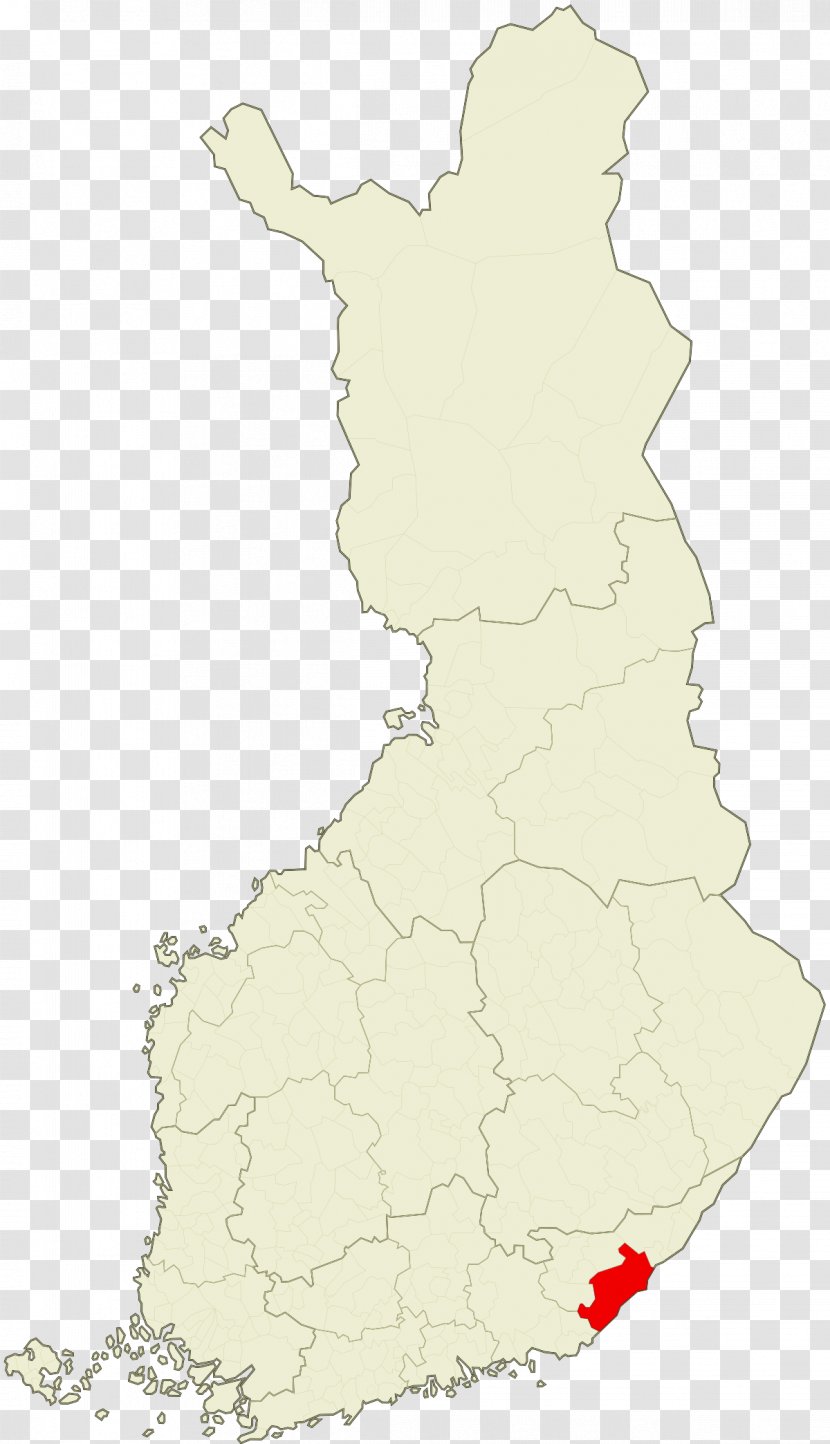 Sub-regions Of Finland Map Lappeenranta Comunele Finlandei Wikipedia Transparent PNG