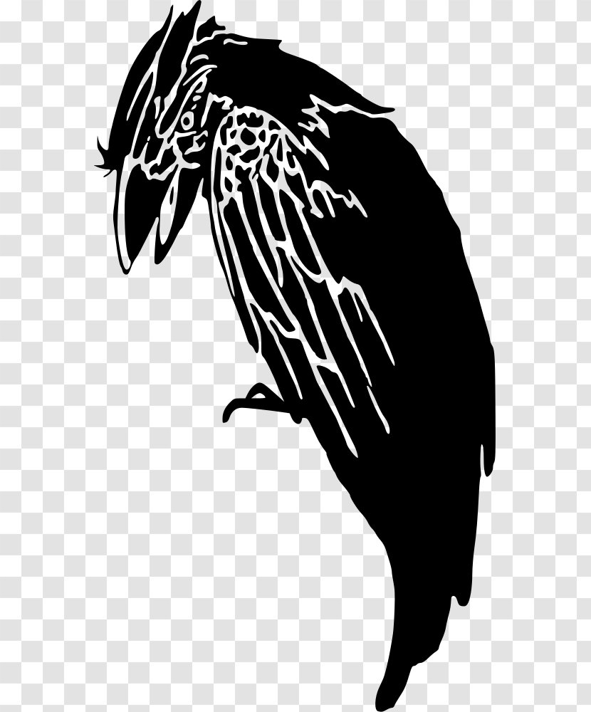 Silhouette Crow Clip Art - Heart Transparent PNG