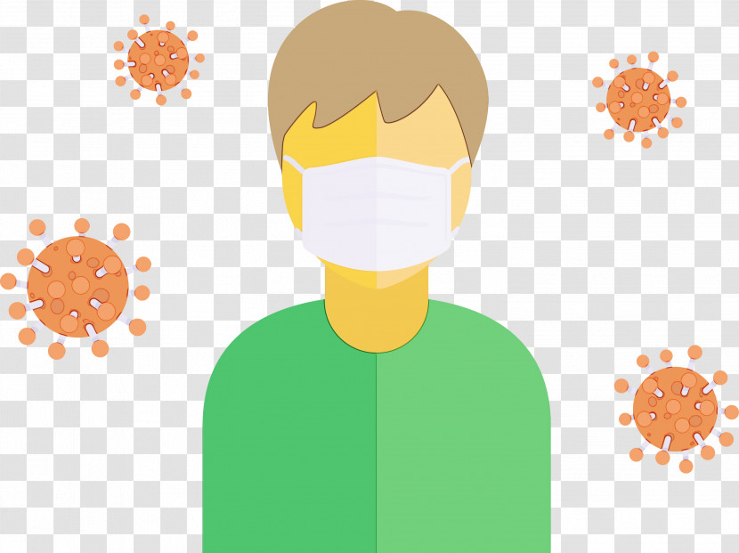 Cartoon Face Yellow Behavior Human Transparent PNG