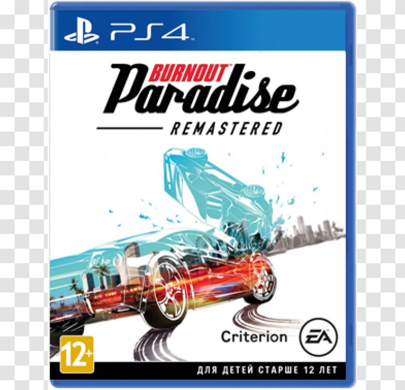 Burnout Paradise Xbox One Video Games PlayStation 4 360 - Logo Transparent PNG