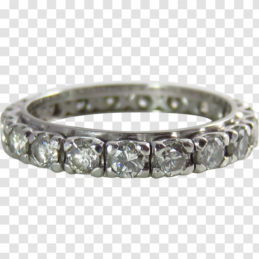Wedding Ring Eternity Silver Bangle Bracelet Transparent PNG