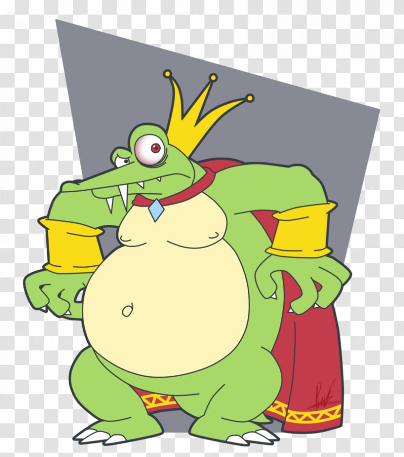 Donkey Kong 64 King K. Rool Art Character - Green - Freez Transparent PNG