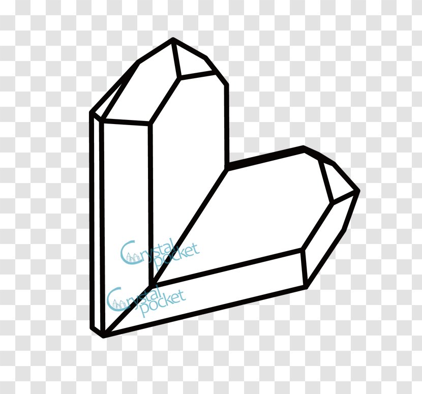 Mineral Crystal Twinning Quartz - Rectangle - Design Transparent PNG