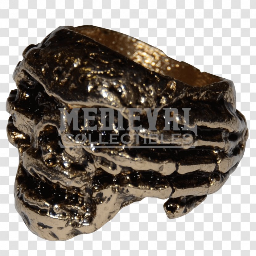 Ring Gold Skull Jewellery Skeleton - Hand-painted Transparent PNG