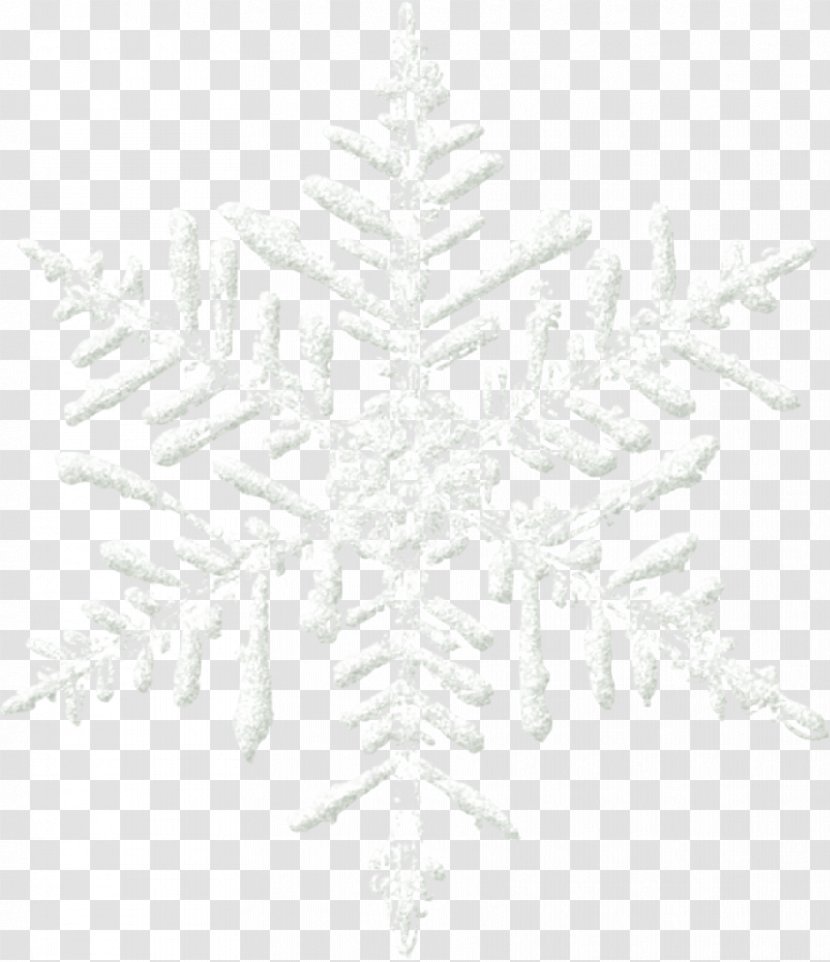 Snowflake White Light - Black And - Christmas New Year Transparent PNG